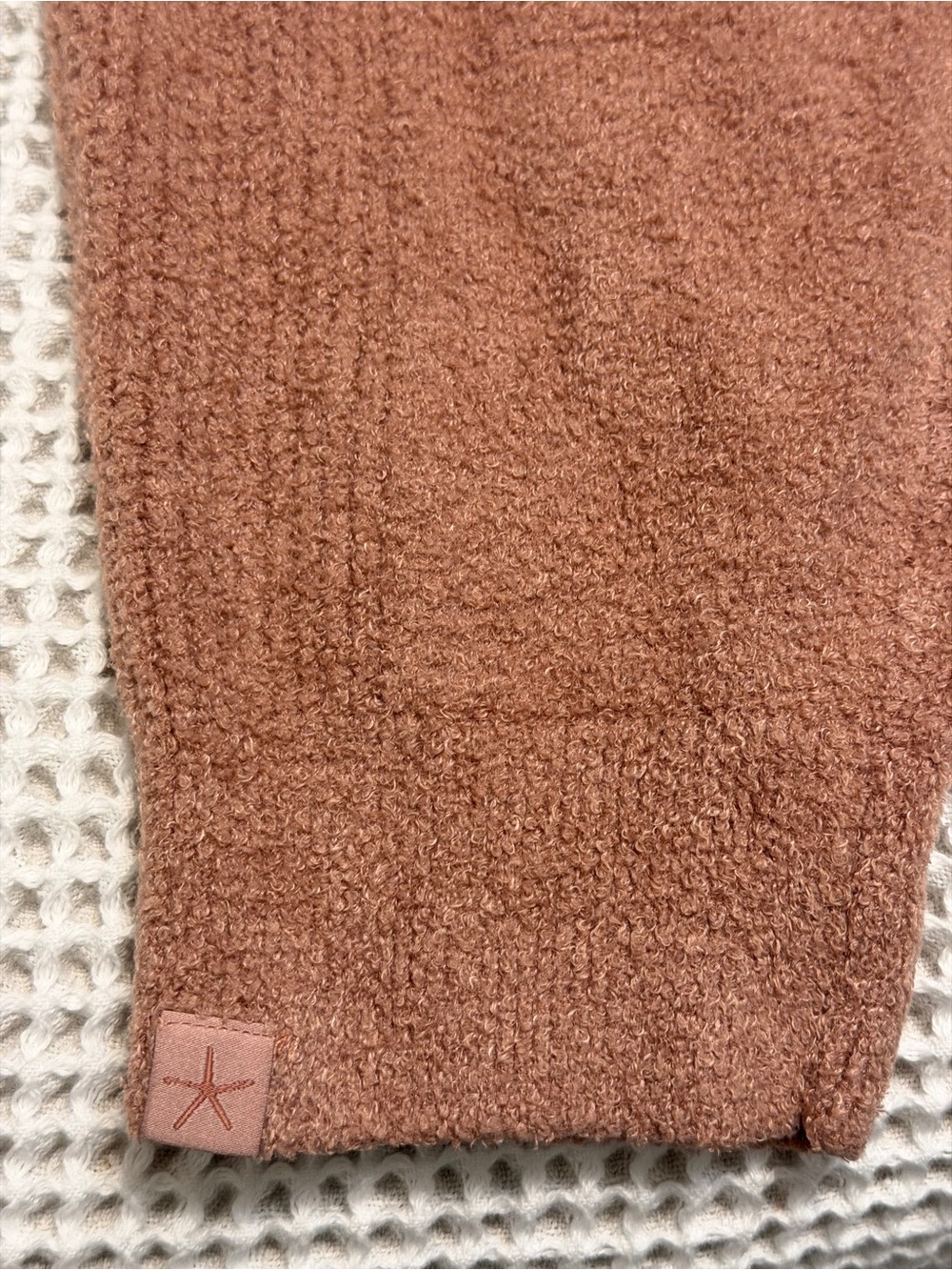 Barefoot Dreams CozyChic Lite Rib Blocked Pants 🤎 | Medium | Tierra | EUC - Picture 4 of 14